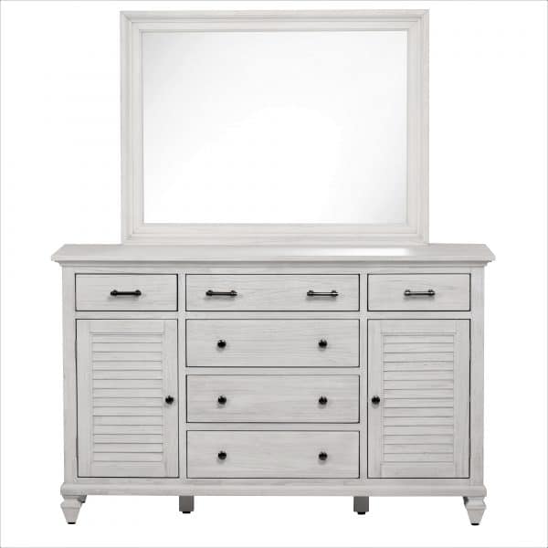 Surfside 6-Drawer / 2-Door Dresser Model B27736-WW By Seawinds Trading