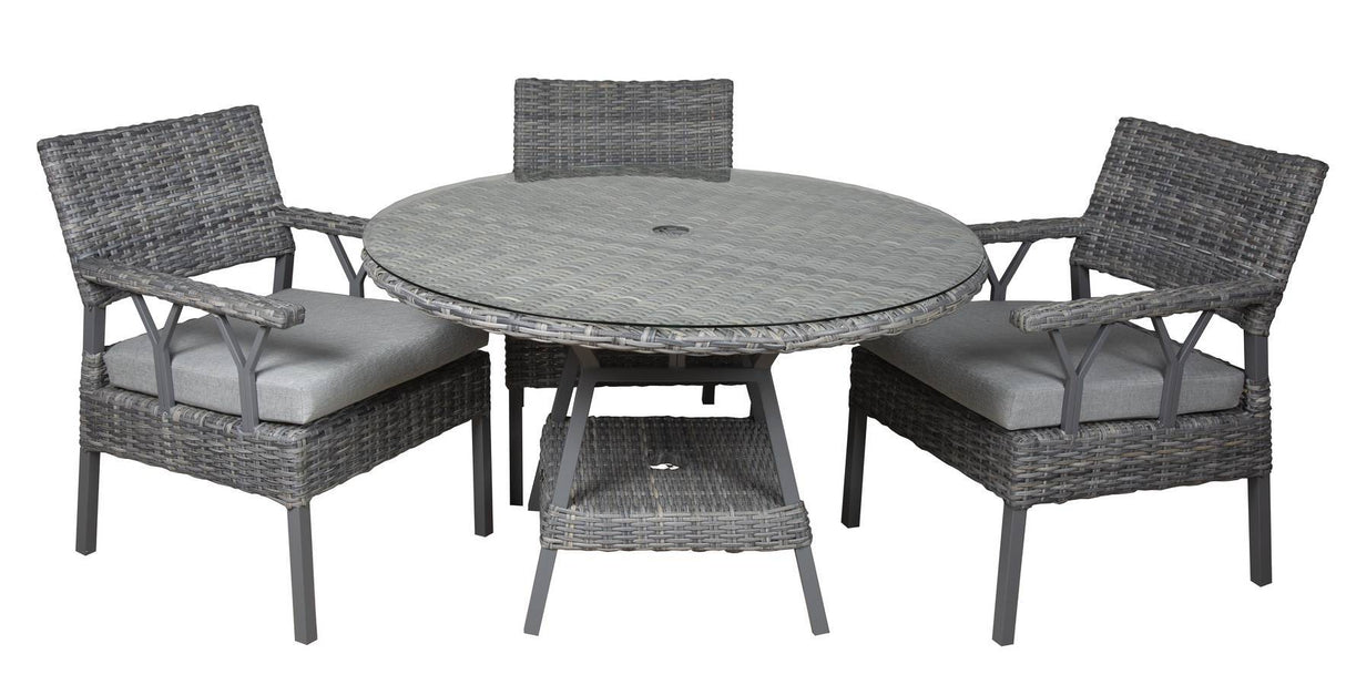 St Croix Outdoor Wicker 5 Pc Dining Set DS9830 by Beachcraft Furniture