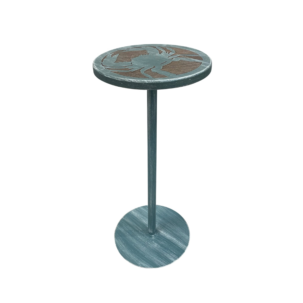 Deep Blue Sea Crab Drink Table