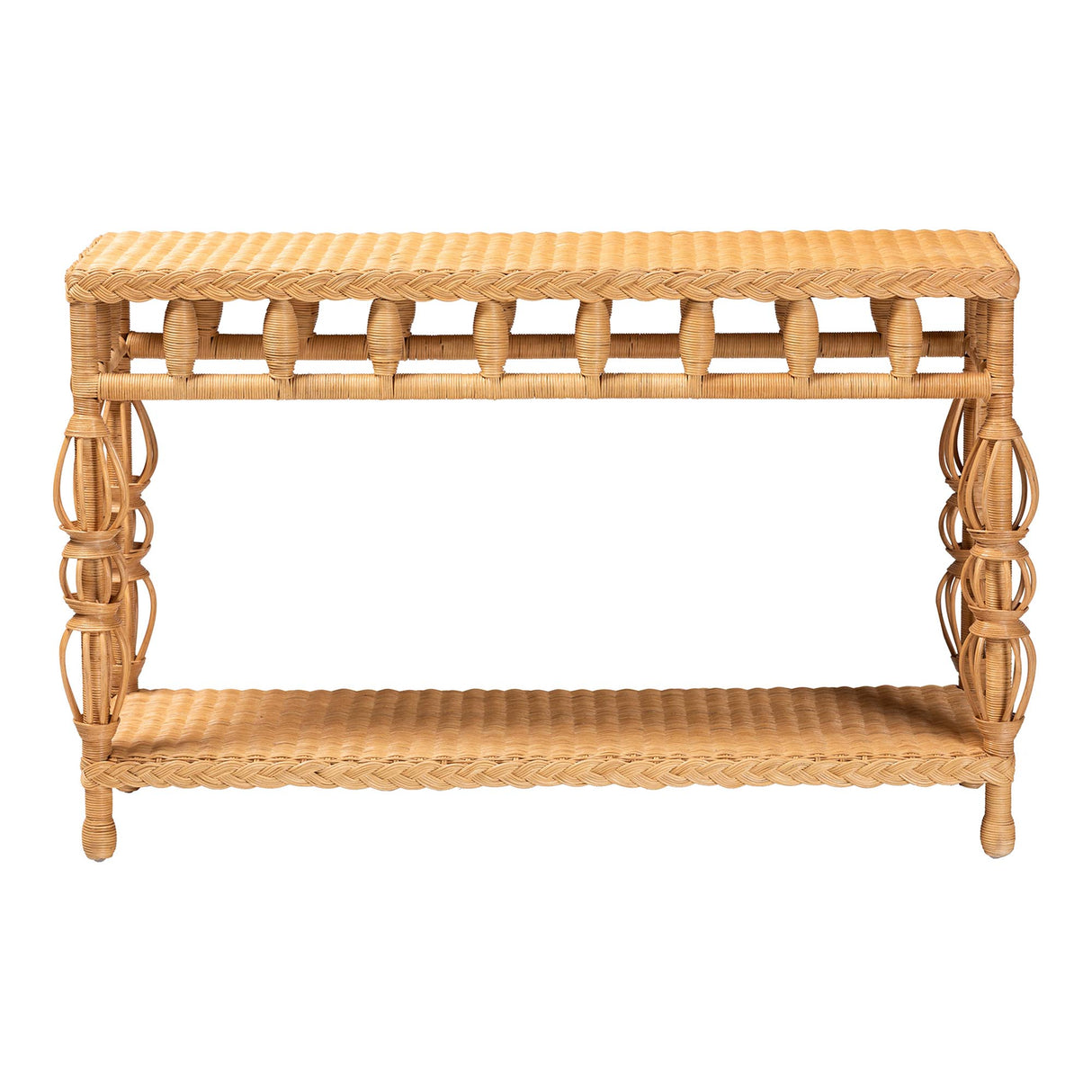 Rosby Natural Rattan Console Table by Wicker Fair