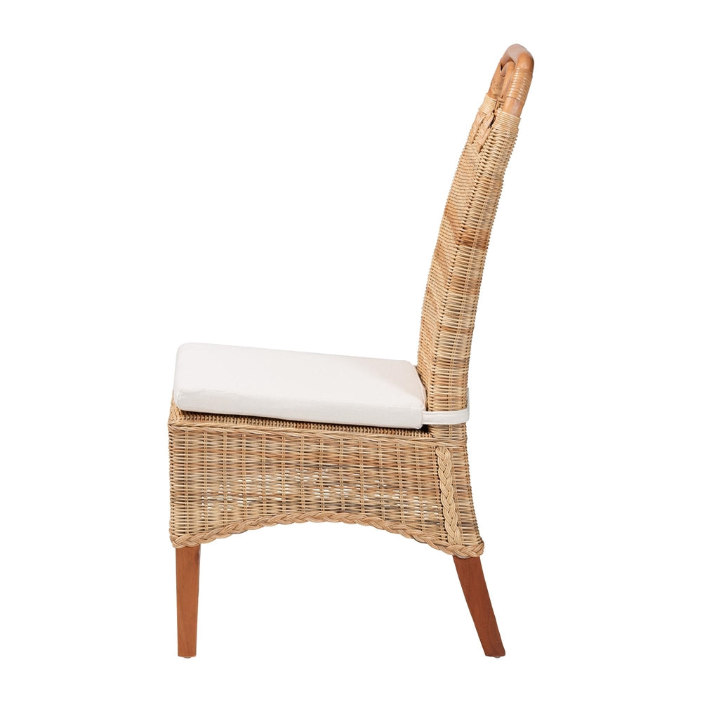 Rosemary Natural Rattan Dining Chair by Wicker Fair