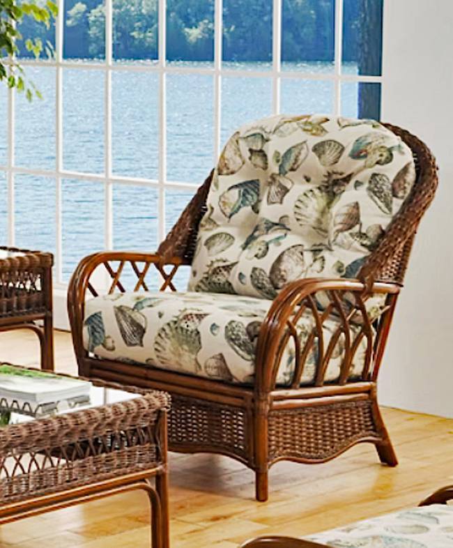 Everglade Rattan 5 Pc Living Room Set Model 905-5PCSET Made in the USA by Braxton Culler
