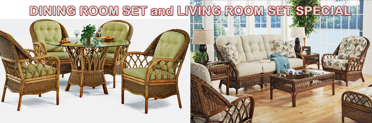 Everglade Matching Living Room and Dining Sets