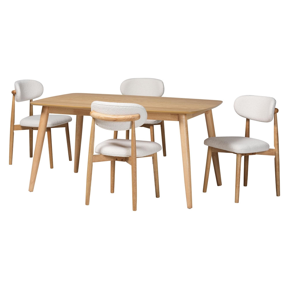 Emily 5-Piece Dining Set by Wicker Fair