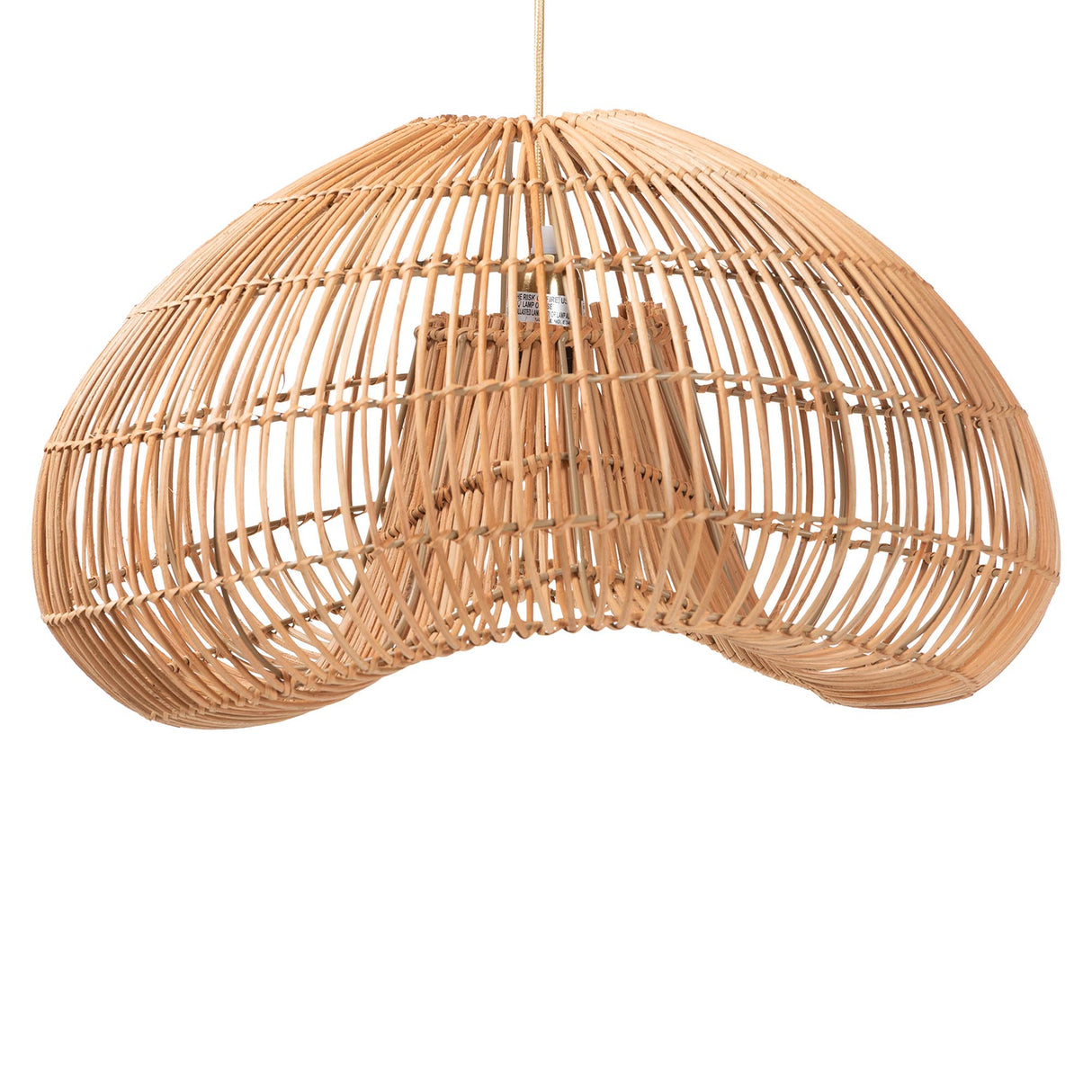 Hokei Natural Rattan Pendant Lampshade by Wicker Fair