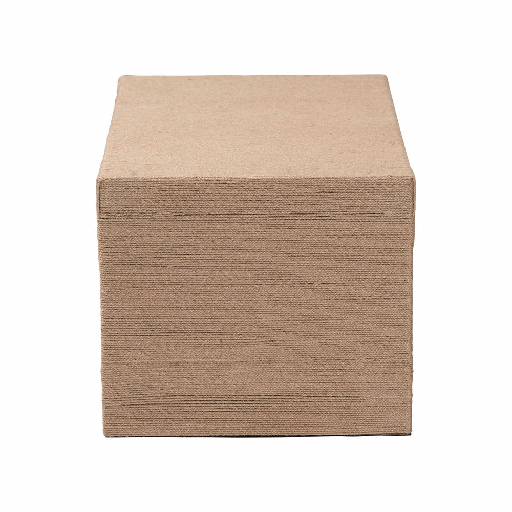 Malaya Handwoven Jute Coffee Table by Wicker Fair