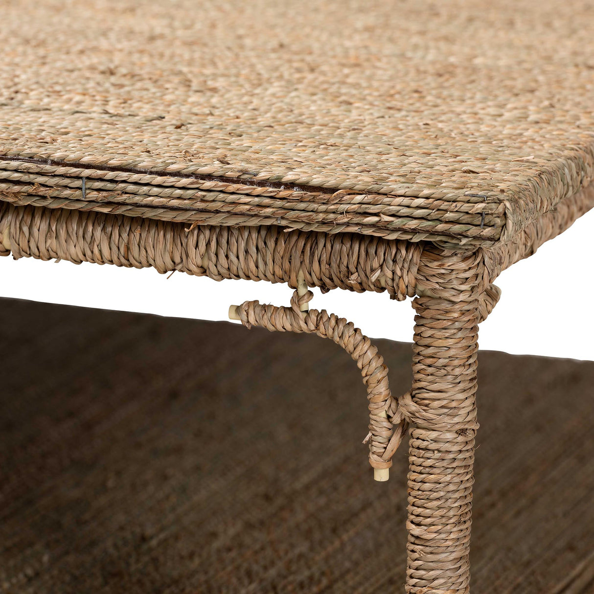 Ganitis Handwoven Seagrass Coffee Table by Wicker Fair
