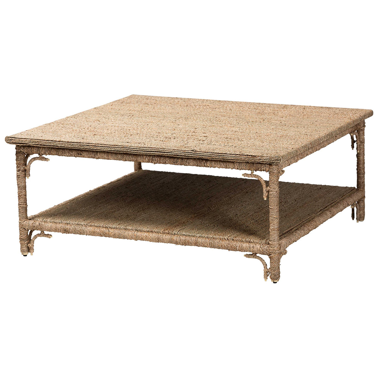 Ganitis Handwoven Seagrass Coffee Table by Wicker Fair