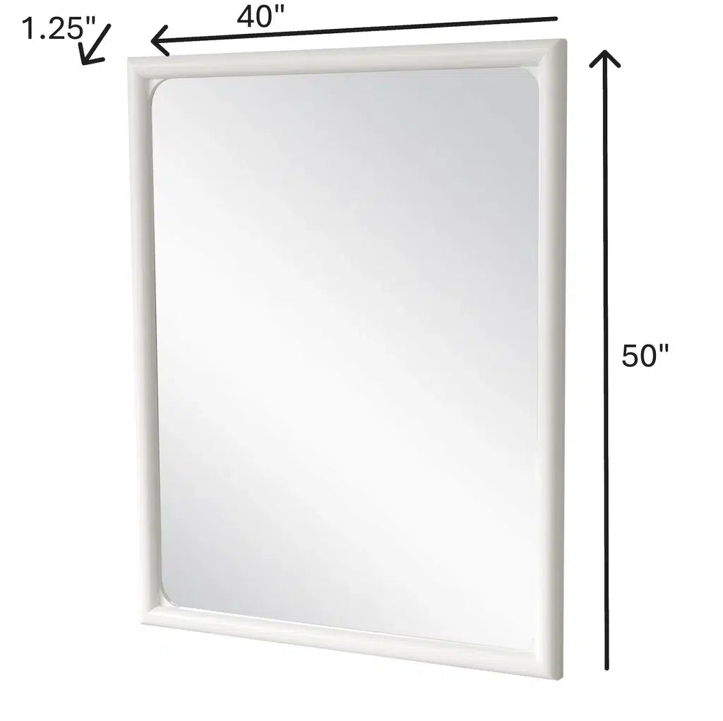 Montauk Mirror Model FL-B49938-WHITE By Finn & Louise