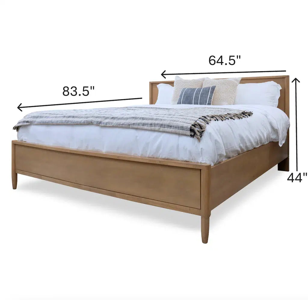 Chatham Non-Storage Queen Bed Model FL-B911QBED-MAPLE from Seawinds Trading