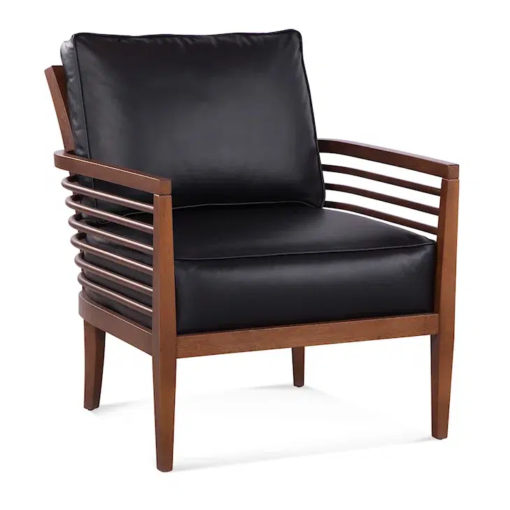 Gage Accent Chair - Leather by Braxton Culler Made in the USA Model 1058-L01