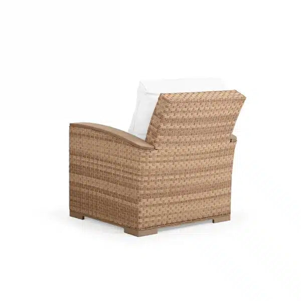 Get Away Outdoor Wicker Club Chair in Sandstone Model 641805SSTWTK