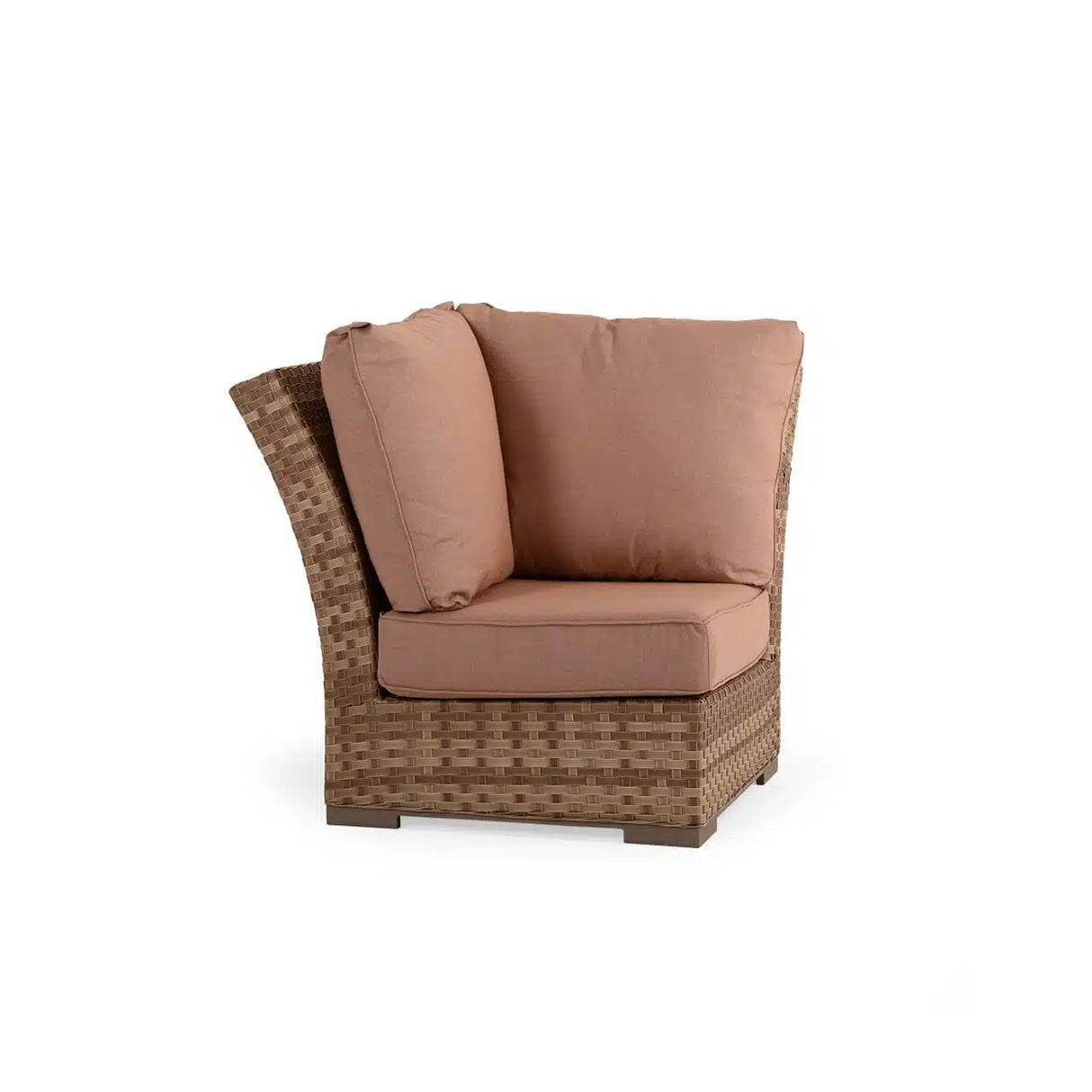 Get Away Outdoor Wicker Corner Chair in Sandstone Model 641890CSST