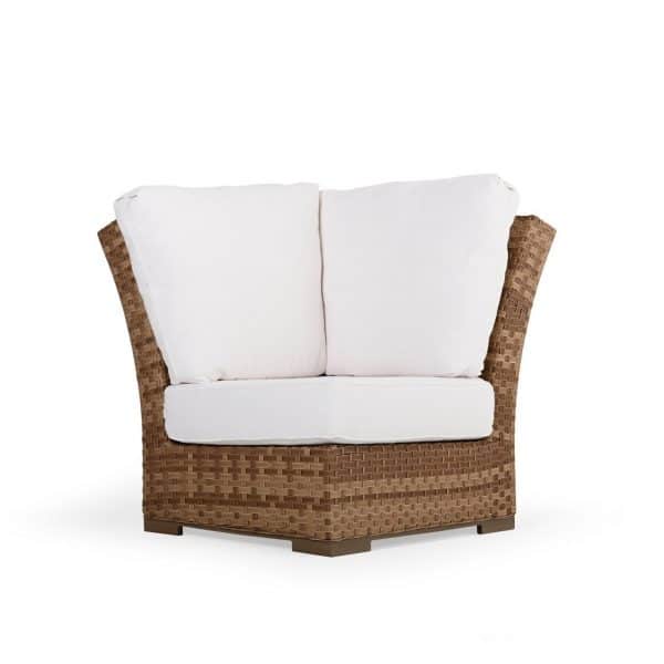 Get Away Outdoor Wicker Corner Chair in Sandstone Model 641890CSST