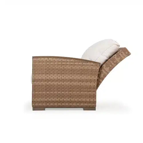Get Away Outdoor Wicker Right Facing (RF) Arm Reclining Chair in Sandstone Model 641892RSSTWTK