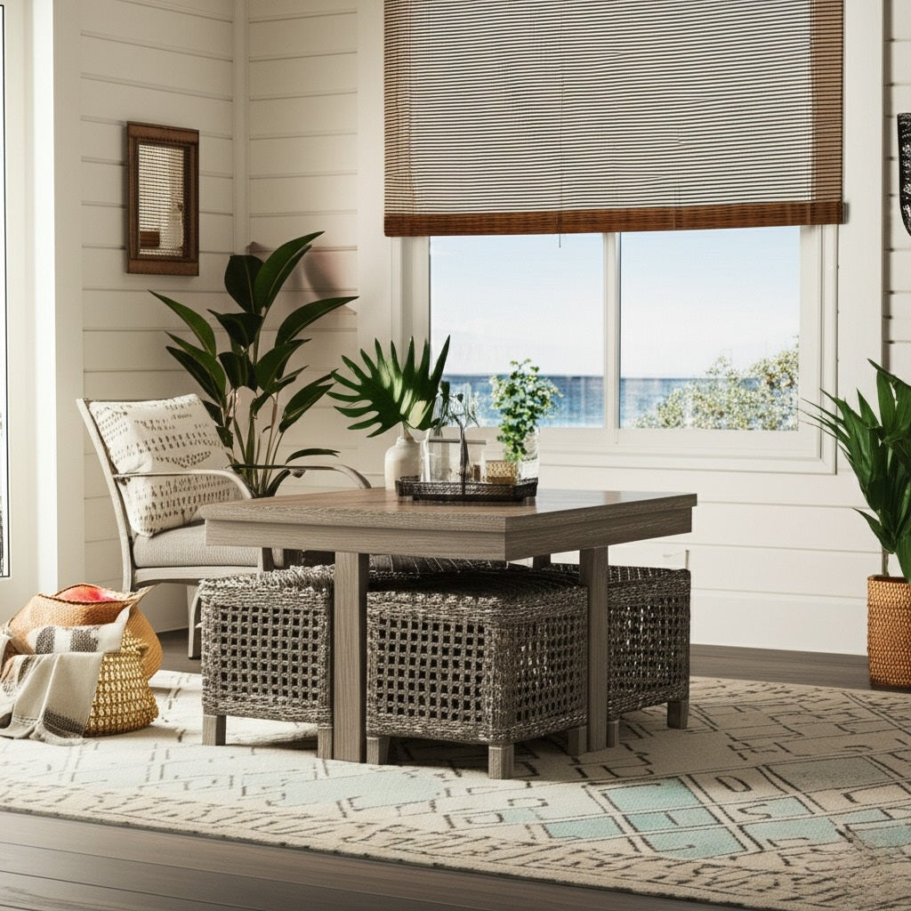 Sand Creek Hassock Table by Capris Furniture Model HT766