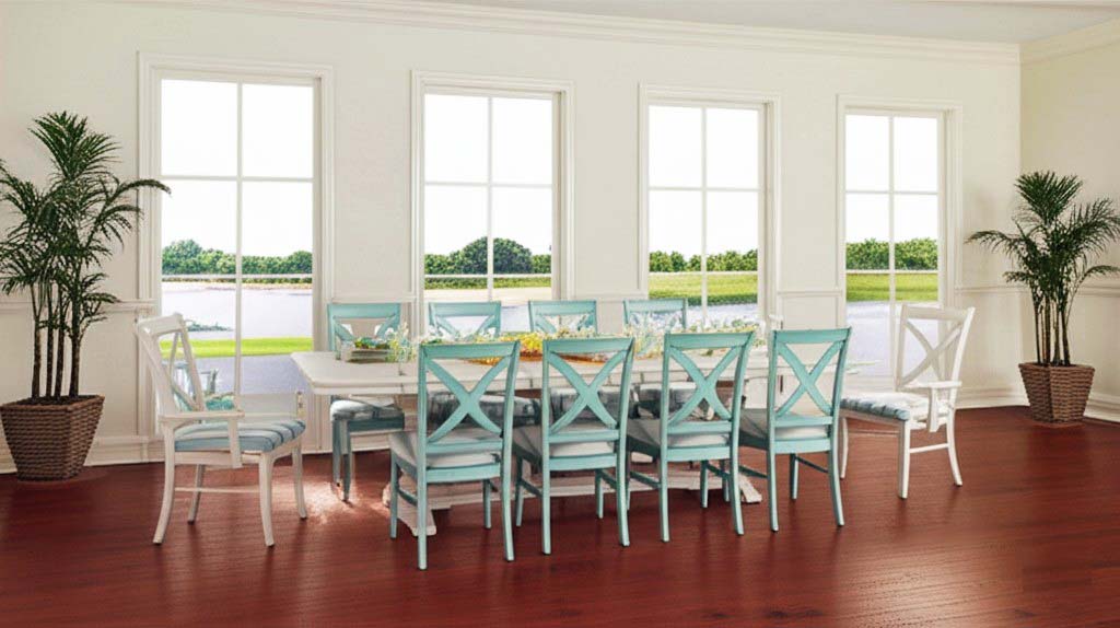 Hues Indoor 9 Pc Dining Set by Braxton Culler Model 1064-DINSET