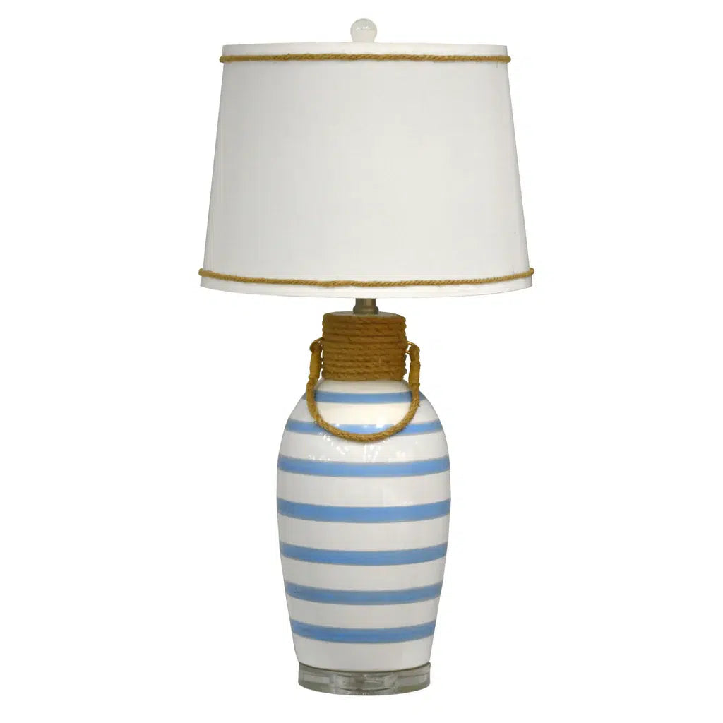 Harbor Table Lamp Model LUX-119-BLUE By Lux Lighting