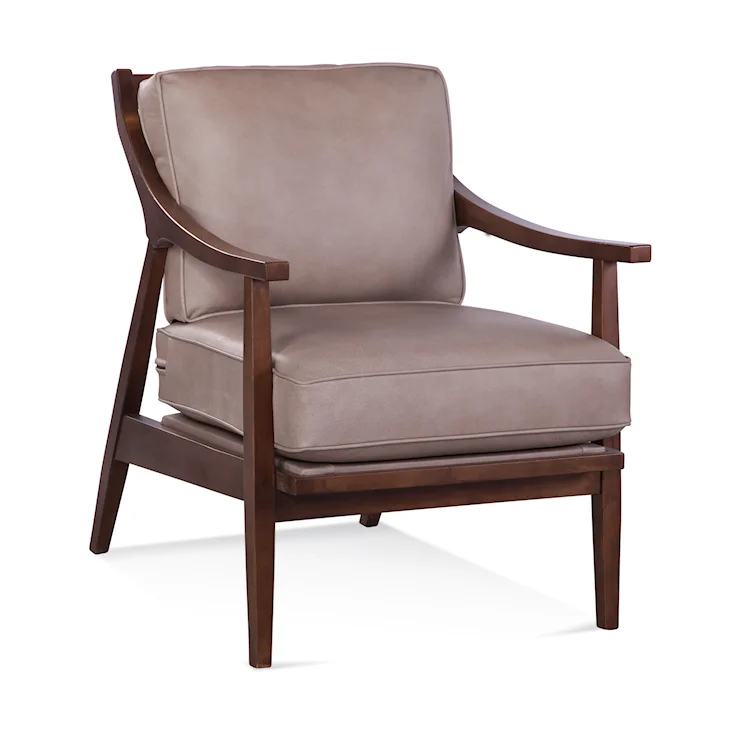 Hollyn Chair in Leather by Braxton Culler Made in the USA Model 1056-L01