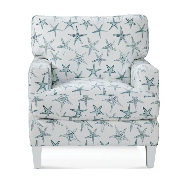 Houston Accent Chair with Wood Legs by Braxton Culler Made in the USA Model 707-001
