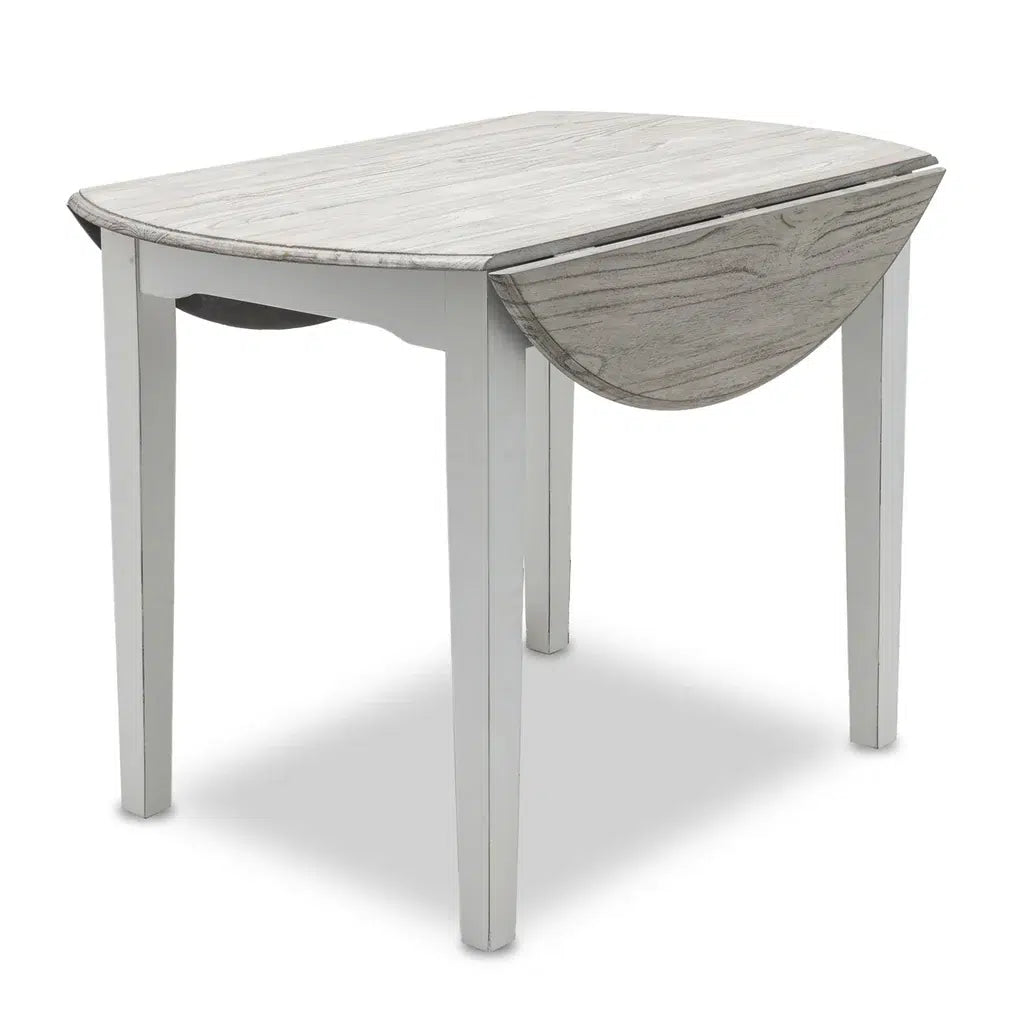 Islamorada Round Table - Drop Leaf Model D23386-DAPGREY By Seawinds Trading