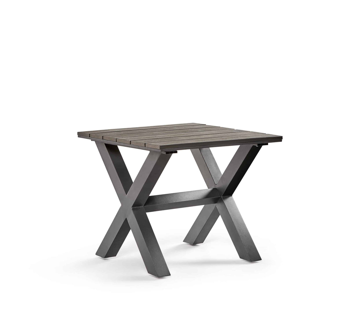 Kingston Outdoor X-Base End Table by South Sea Rattan Model 73243