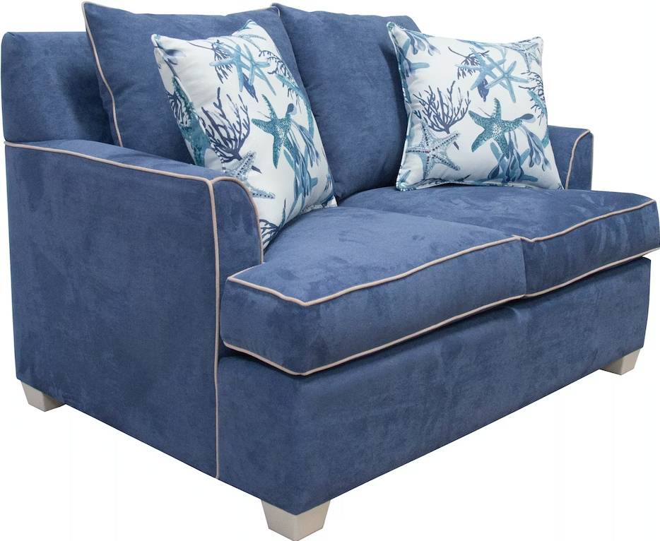 Upholstered Loveseat Model L210 by Capris Furniture