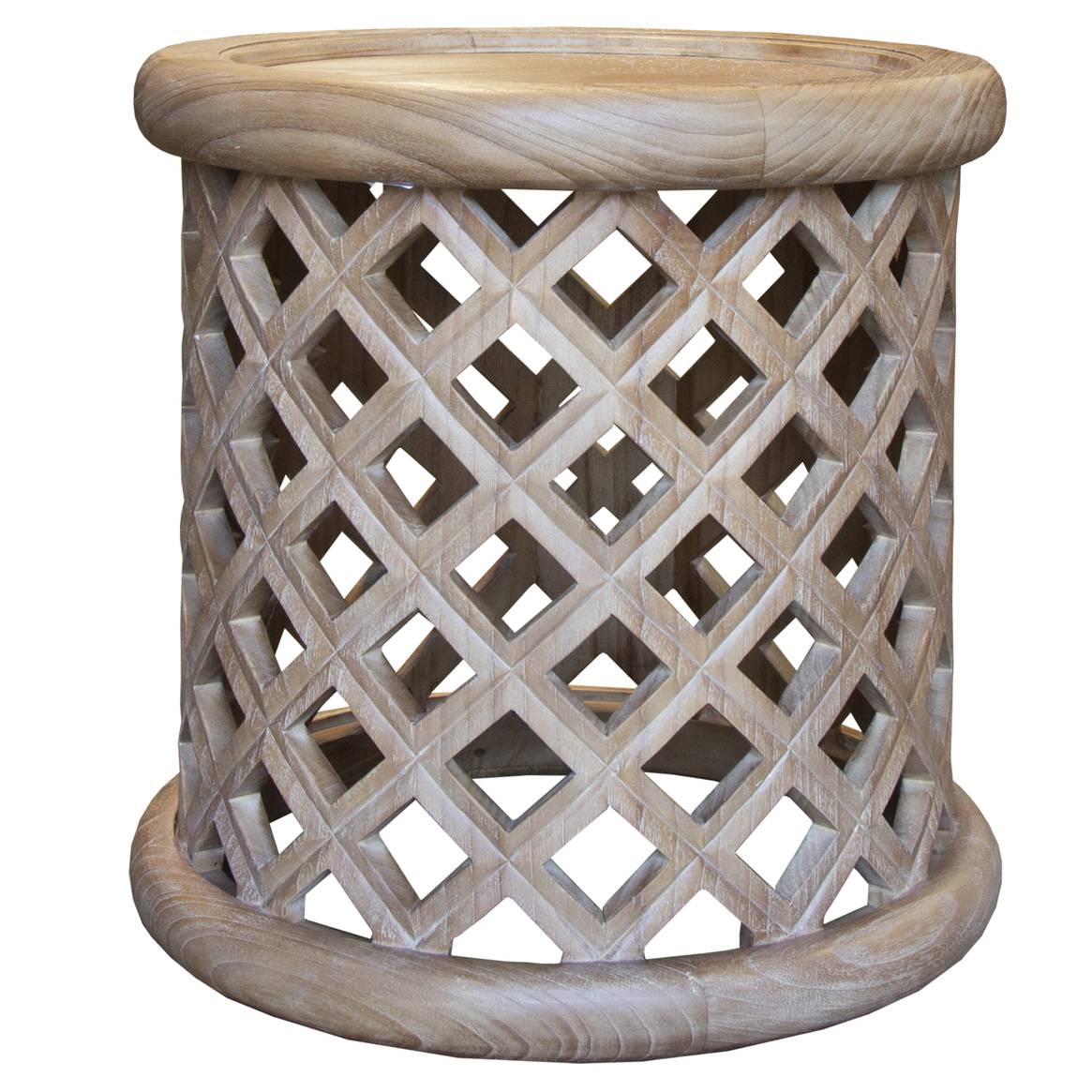 Tucson Hardwood 2 Pc Round Coffee and End Table Set from Capris Furniture CK374-LK374
