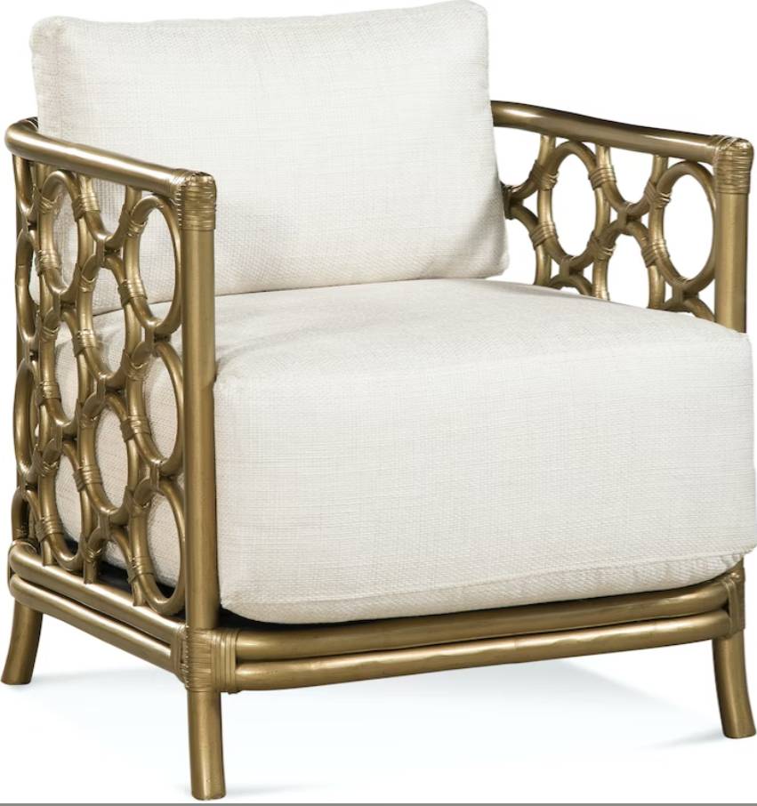 Lyla Indoor Rattan Lounge Chair Model 1021-001 by Braxton Culler
