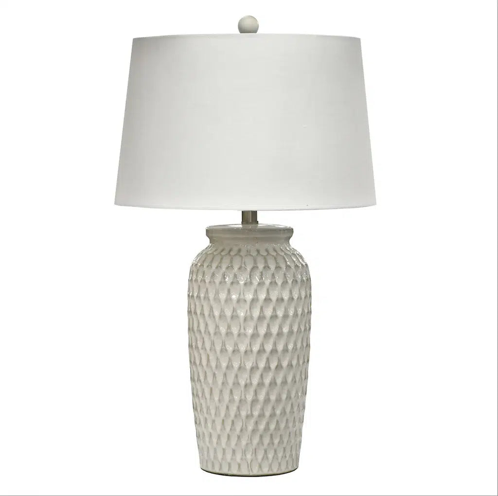 Luna Table Lamp Set of 2 Model LUX-138-WHITE By Lux Lighting