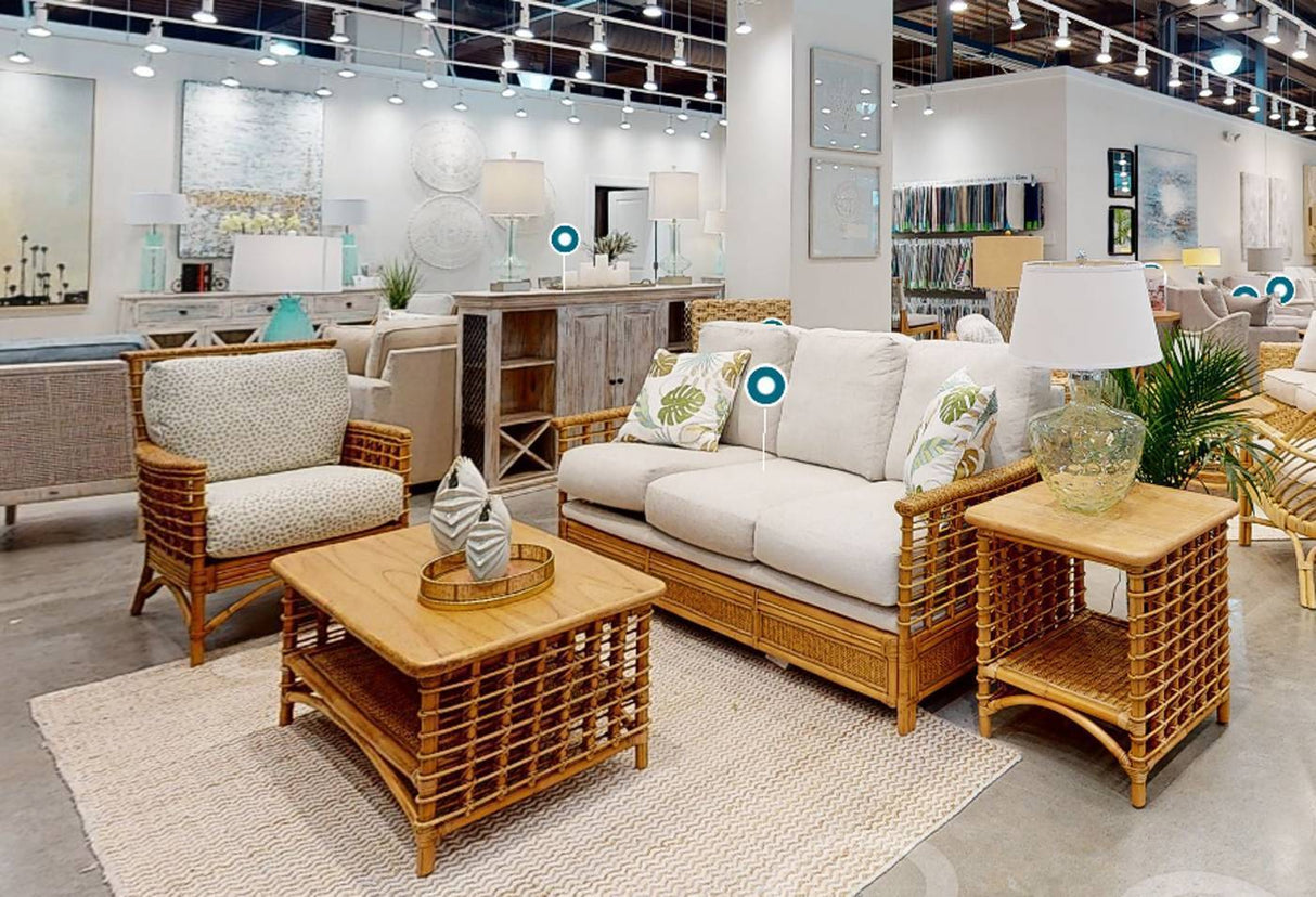 Mackinac Rattan Sofa from Capris Furniture Model S320