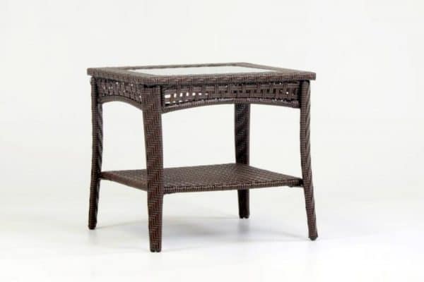 Martinique Outdoor Wicker Rocker and End Table 2 Pc Set 75204-75243