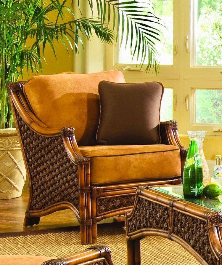 Mauna Loa Rattan Arm Chair Model MLAC from Spice Island Wicker