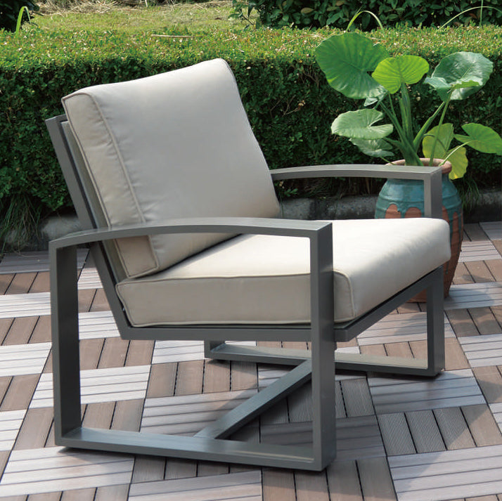 Moldova Outdoor 4-Piece Seating Set Model PRP-8501-GRY-4PC by Pelican Reef