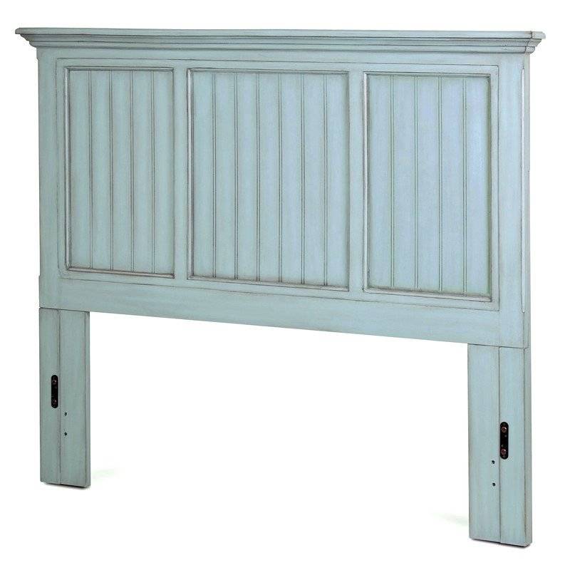 Monaco Distressed Blue Twin Headboard Model B81839-BLEU By Seawinds Trading