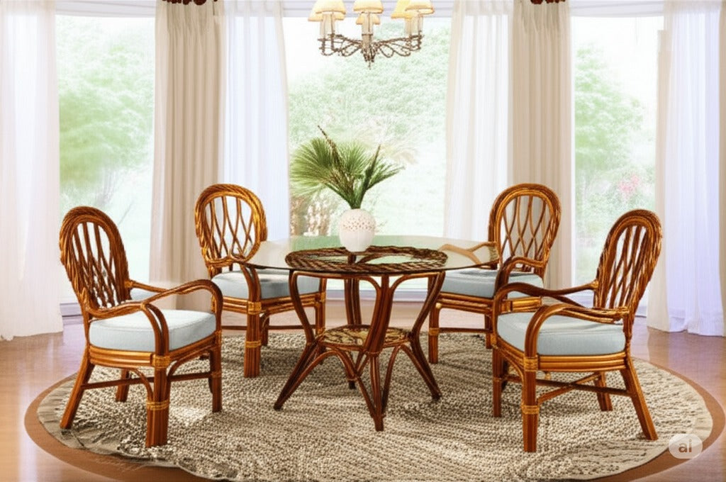 New Twist Dining Arm Chairs Model 3321 from South Sea Rattan