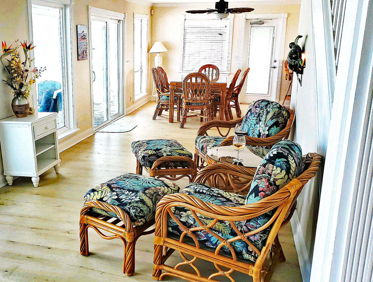 New Twist Lounge Chair with Deep Seating Comfort from South Sea Rattan