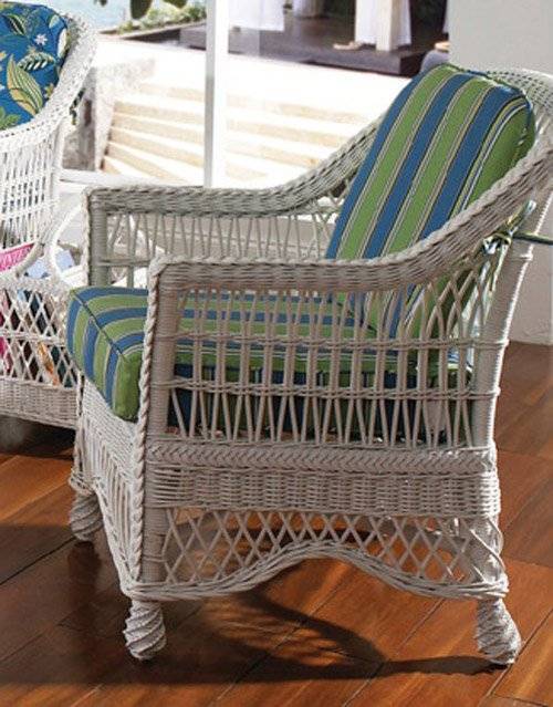 Naples Rattan Living Room Arm Chair Model N-01 by Designer Wicker Tribor
