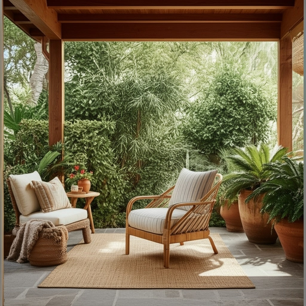 Tillamook Rattan Lounge Chair by Capris Furniture Model OC315