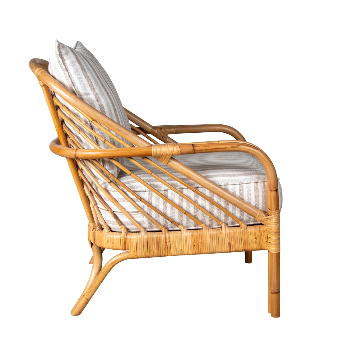 Tillamook Rattan Lounge Chair by Capris Furniture Model OC315