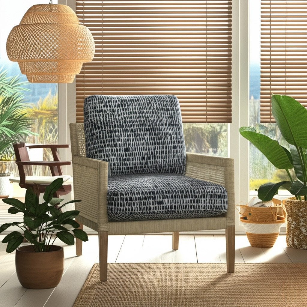 Santorini Rattan Lounge Chair by Capris Furniture Model OC731