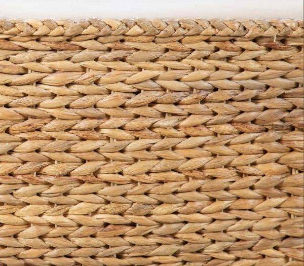 Countryside White Rattan and Natural Wicker Weave Recliner Glider Model RG734 from Capris Furniture