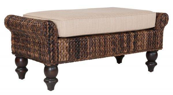 West Indies Rattan Chair and a Half Model WI-01B By Designer Wicker Tribor