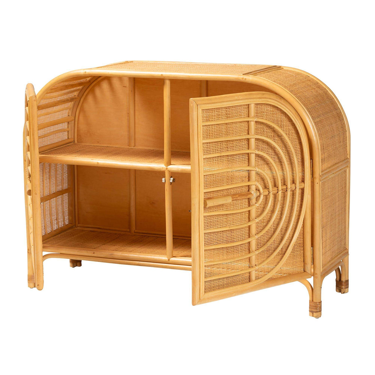 Maya Wicker Fair Rattan Sideboard or Other Storage