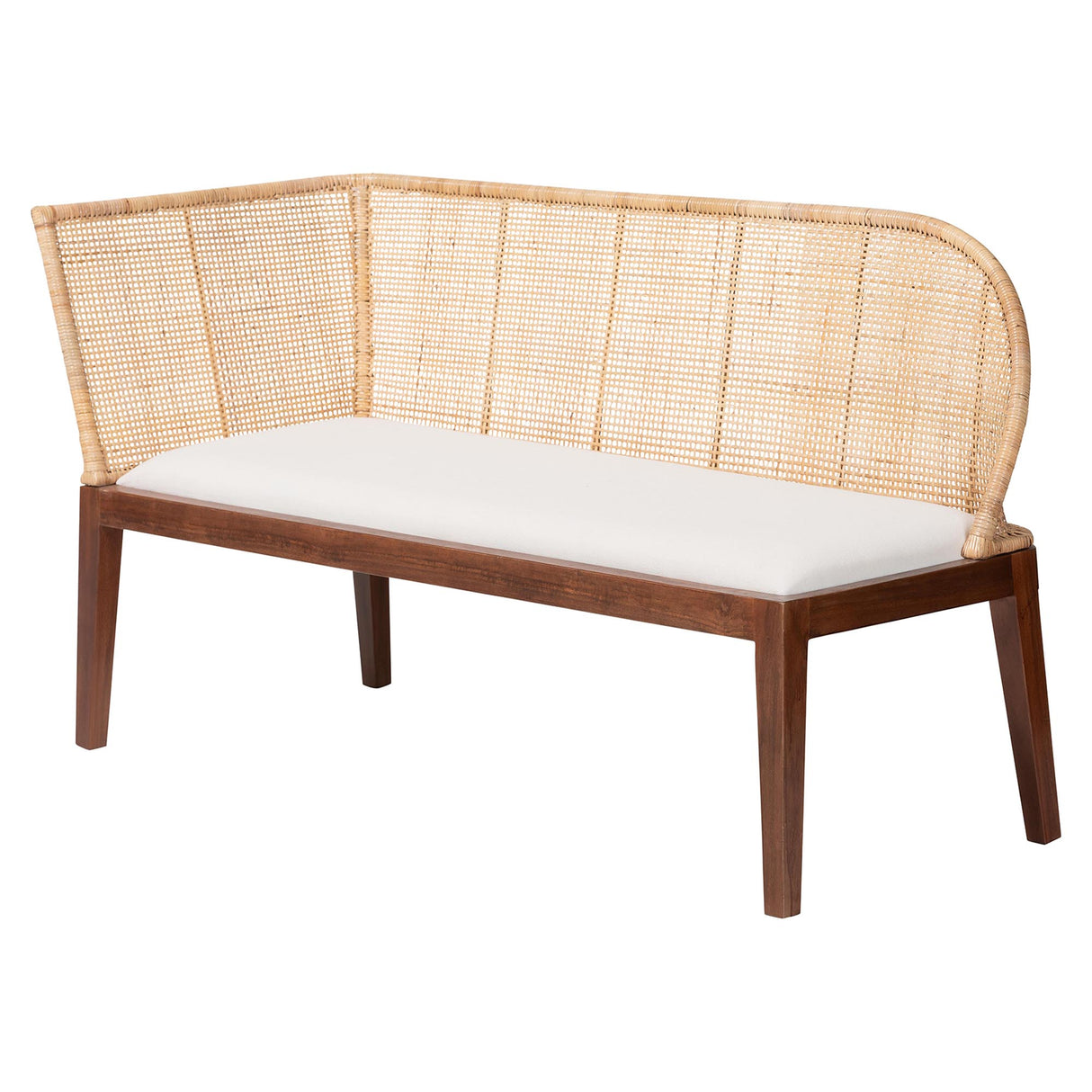 Sapporo 2 Piece Corner Bench Set with Cushion Set by Wicker Fair