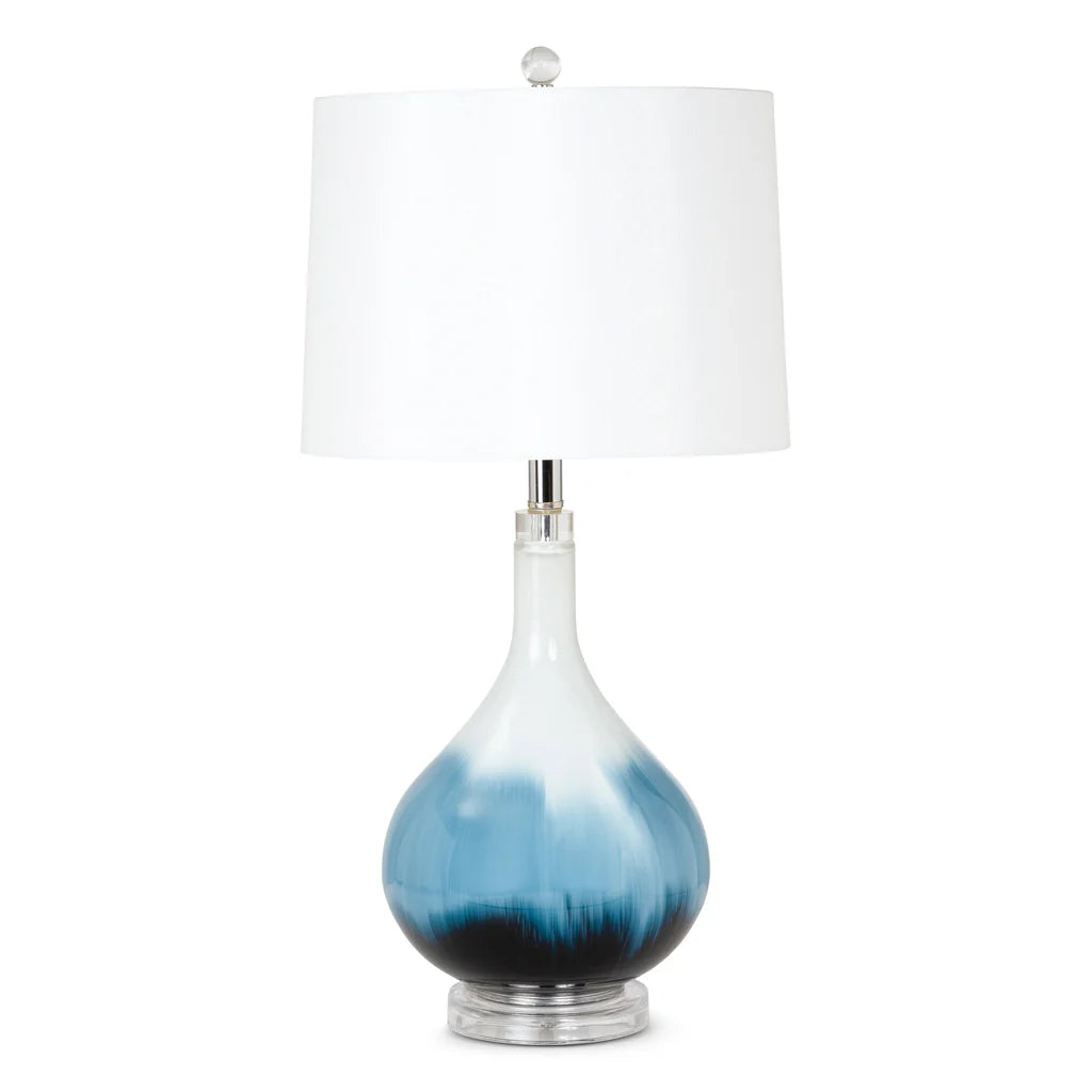 Ombre Table Lamp Set of 2 Model LUX-112-BLUE By Lux Lighting
