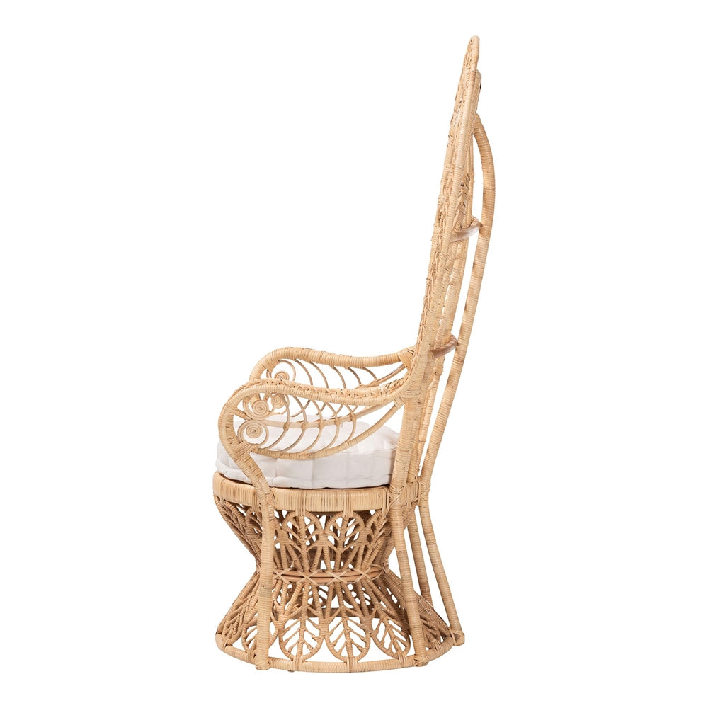 Kumiko Peacock Princess Chair by Wicker Fair