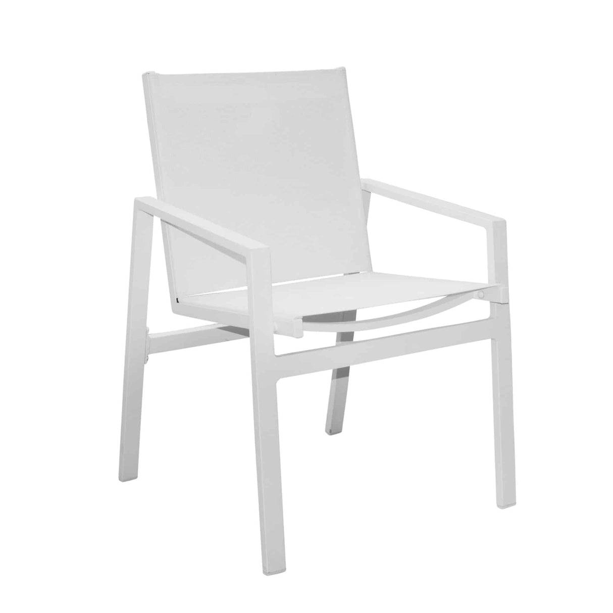 Panama Jack Outdoor Mykonos Stackable Armchair by Hospitality Rattan Model PJO-2401-WHT-AC