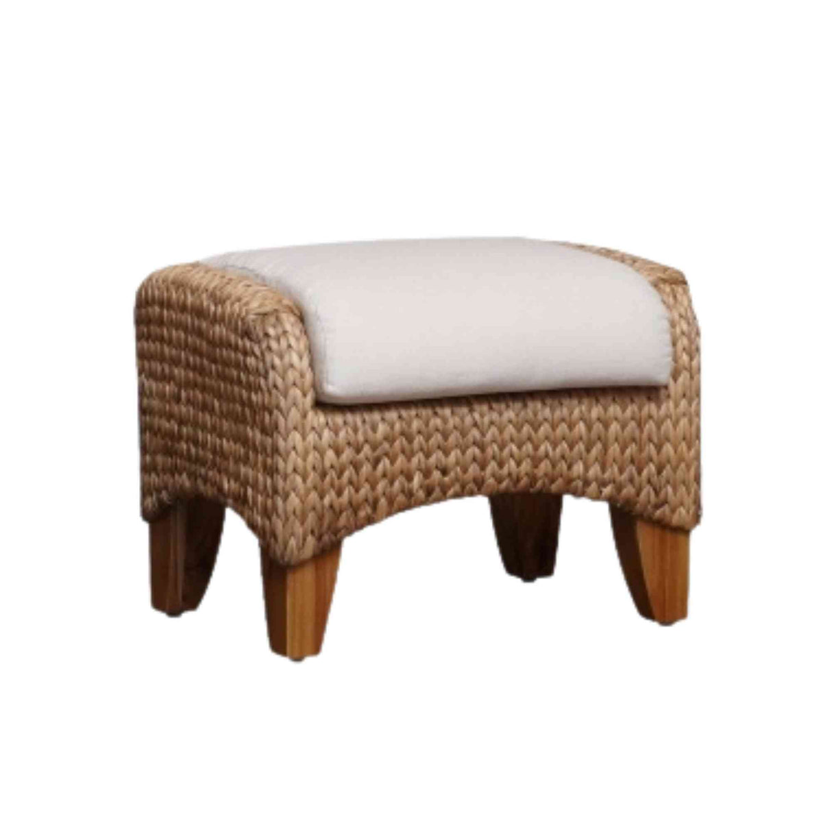 Ameilia Indoor Ottoman Model PJS-1901-NAT-OT by Panama Jack