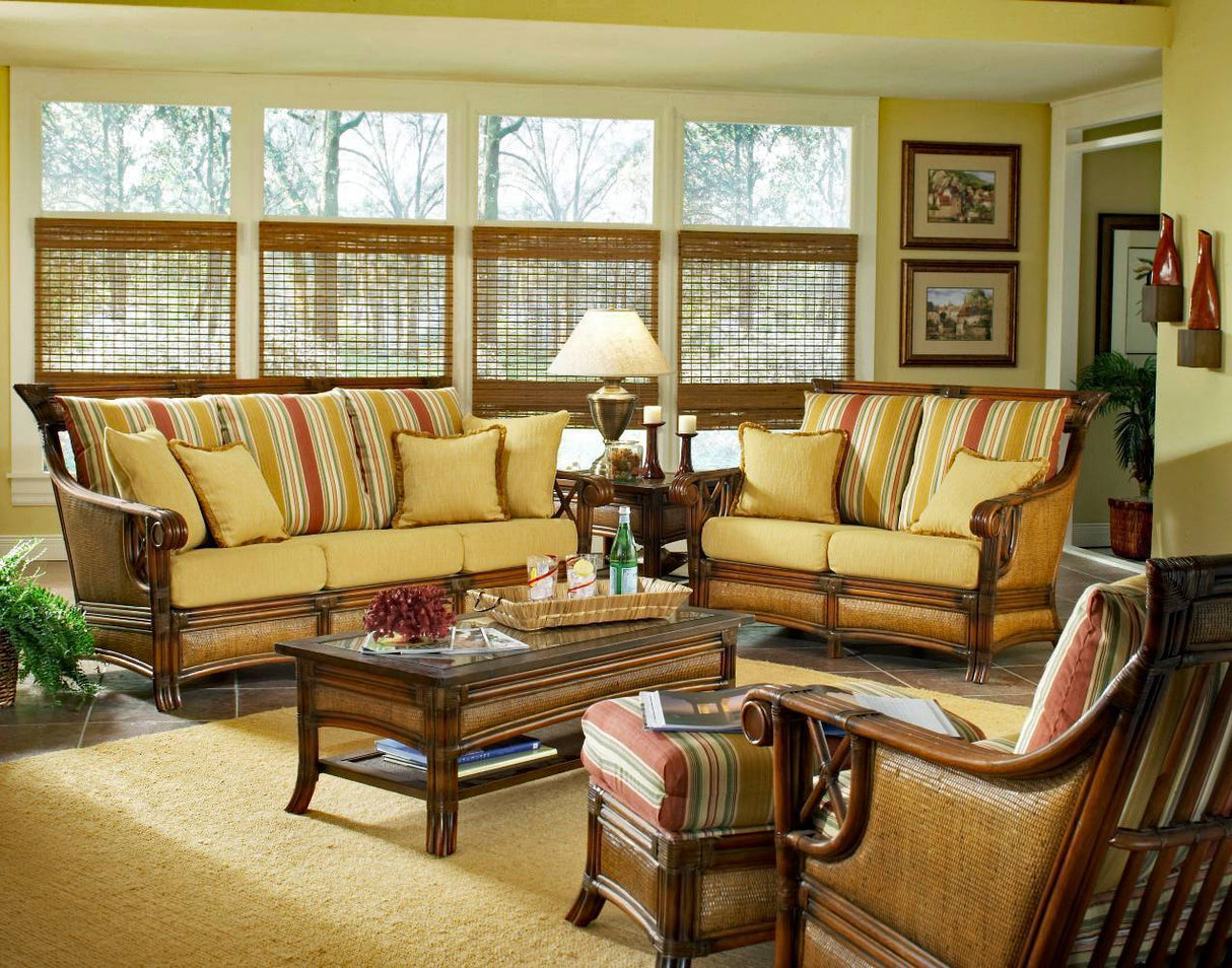 Pacifica Loveseat Model 4302 By South Sea Rattan